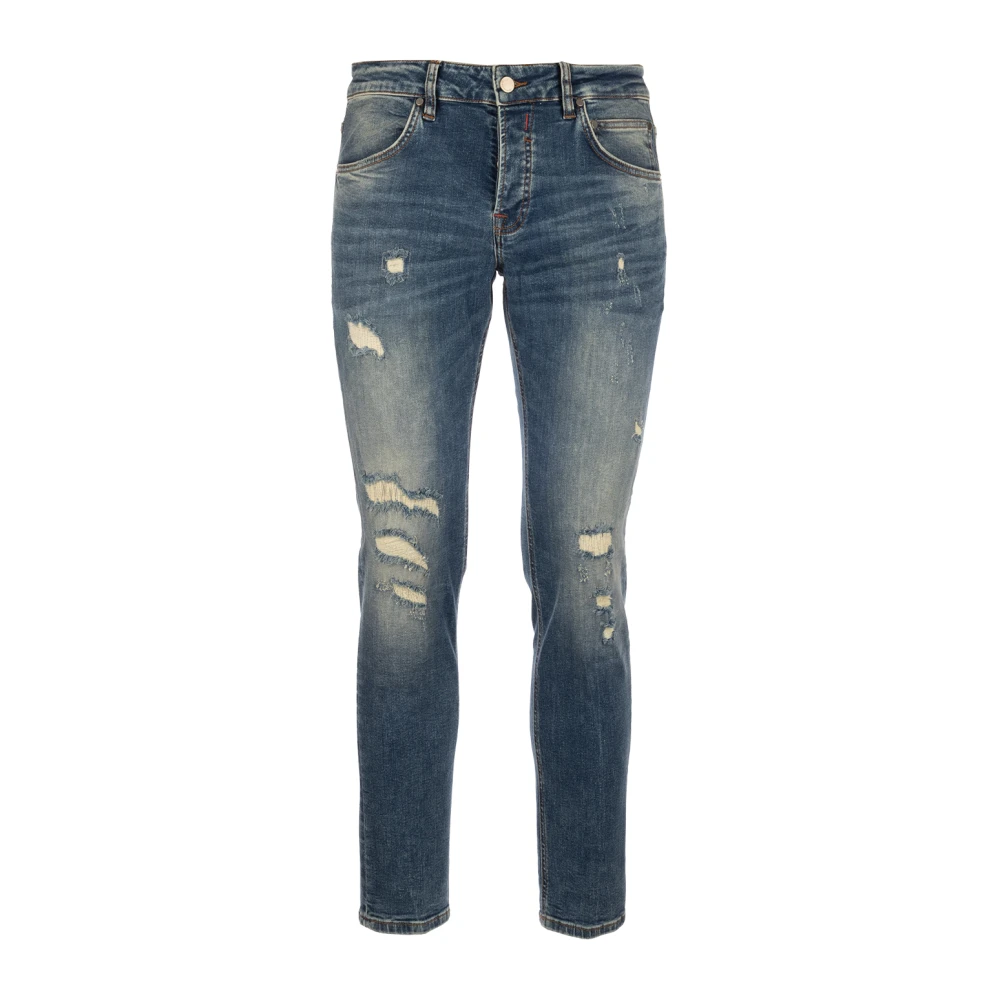 Brian Dales Klassieke Denim Jeans voor dagelijks gebruik Blue Heren