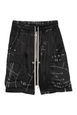 Drop-crotch Cargo Shorts