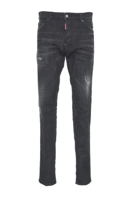 Svarta Slim Fit Cool Guy Jeans