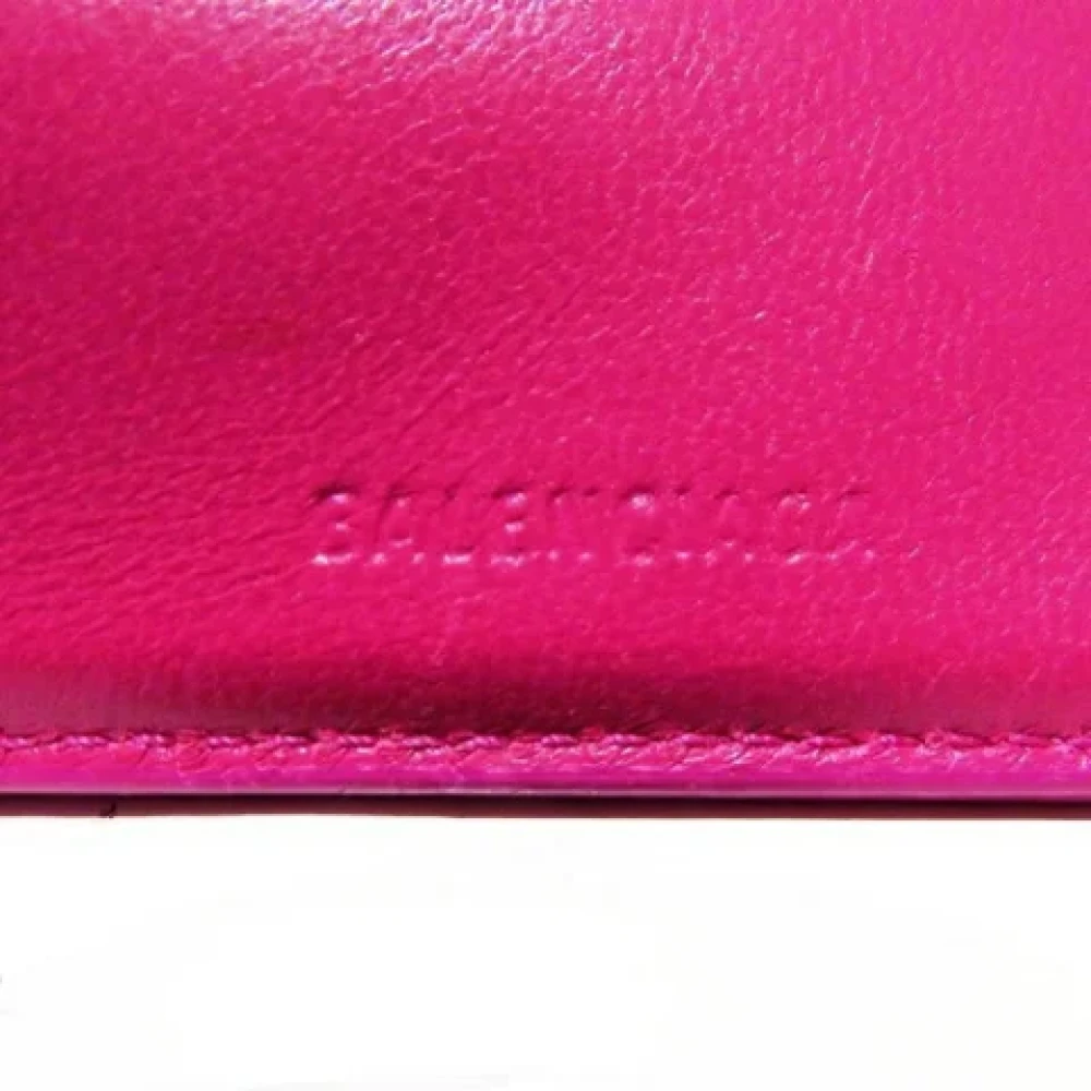 Balenciaga Vintage Pre-owned Leather wallets Pink Dames