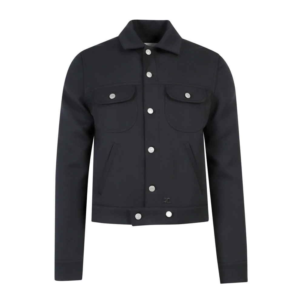 Courrèges Lichte jas Black Heren