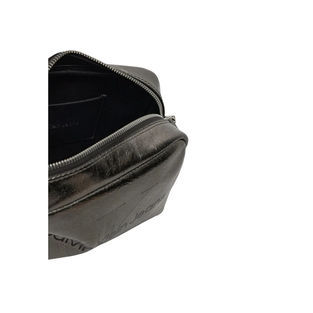 Calvin Klein Jeans Grijze Polyurethaan Handtas Herfst Winter Collectie Gray Dames
