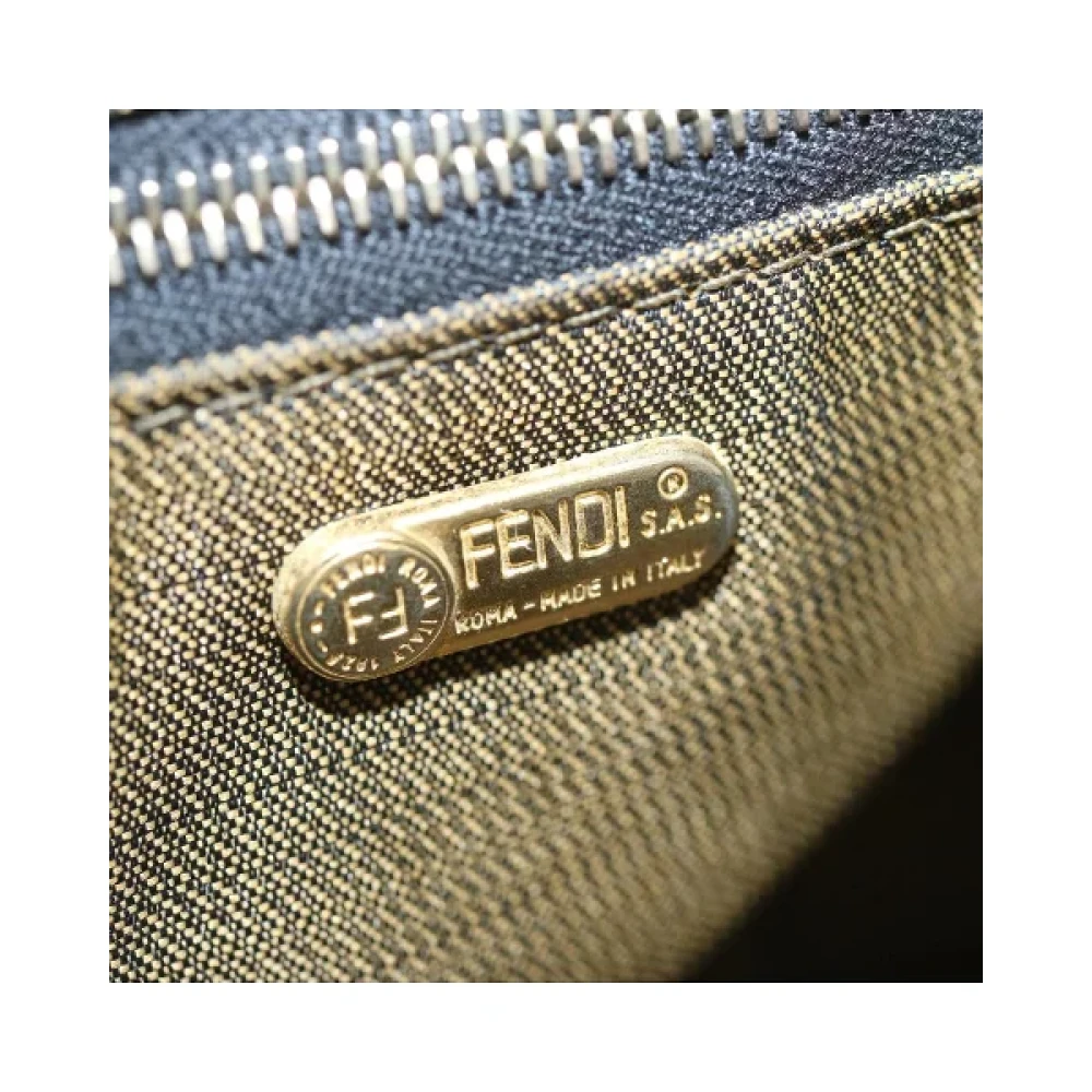 Fendi Vintage Pre-owned Canvas handbags Brown Dames