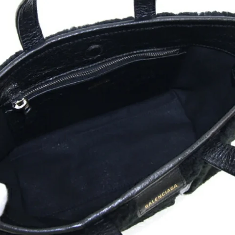 Balenciaga Vintage Pre-owned Wool balenciaga-bags Black Dames