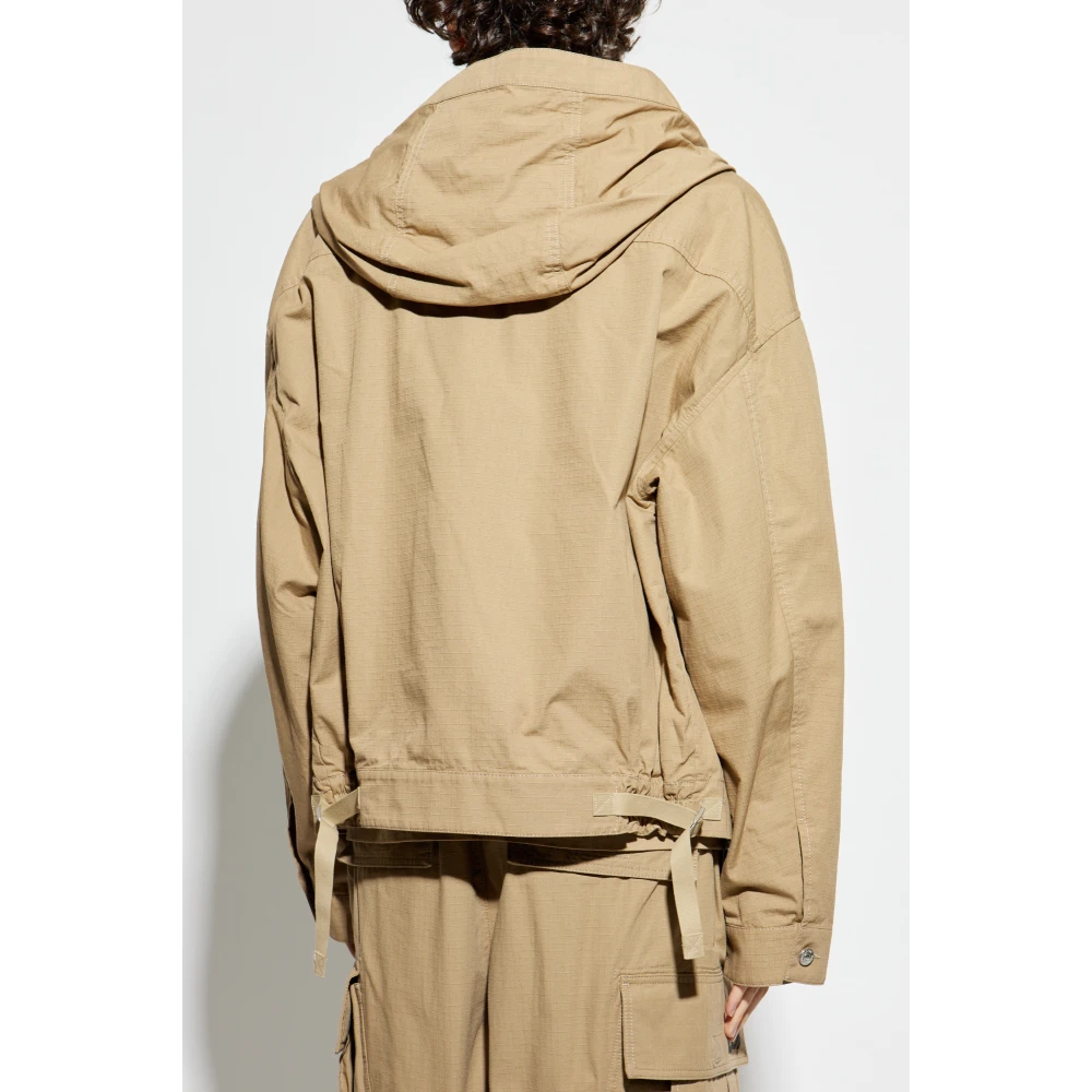 Dsquared2 Lichte capuchonjack Beige Heren