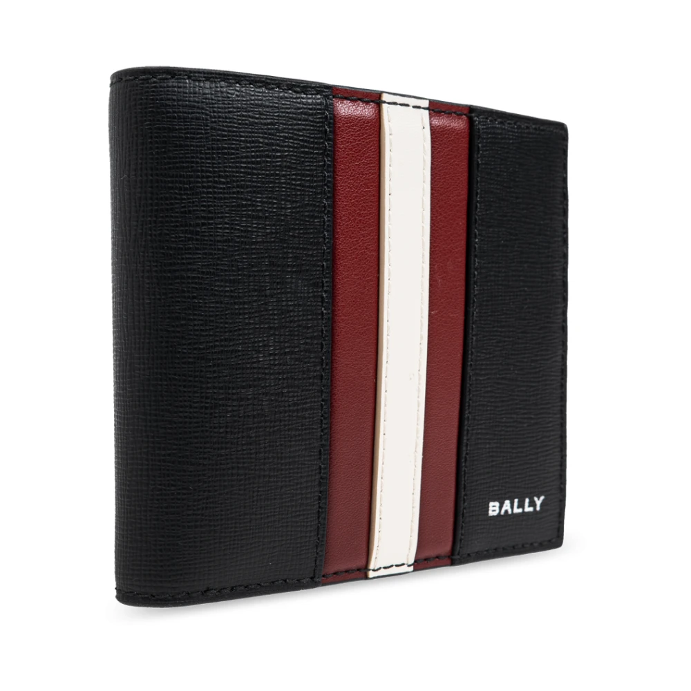 Bally Leren portemonnee Black Heren