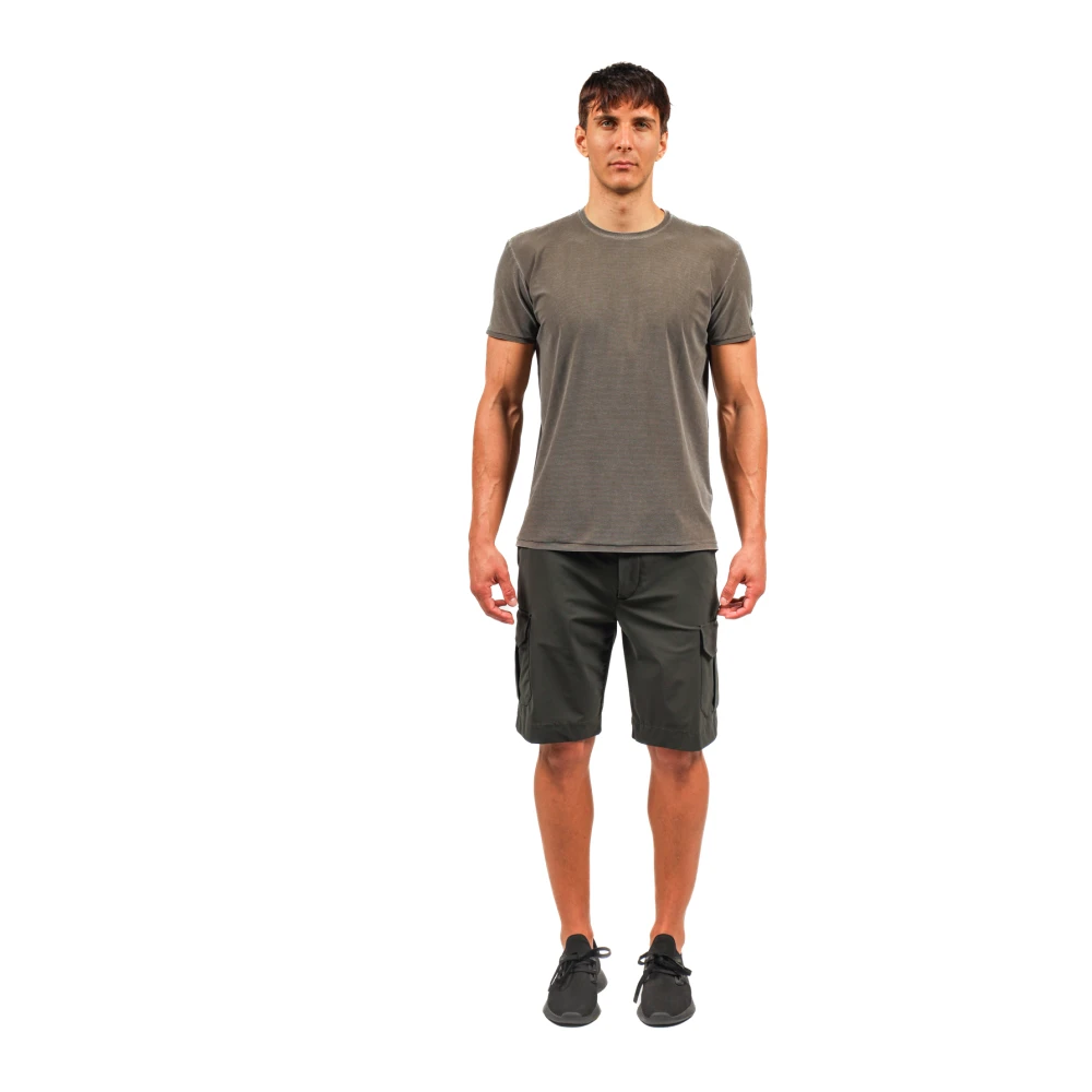 RRD Grijze Techno Wash Rib T-shirt Gray Heren