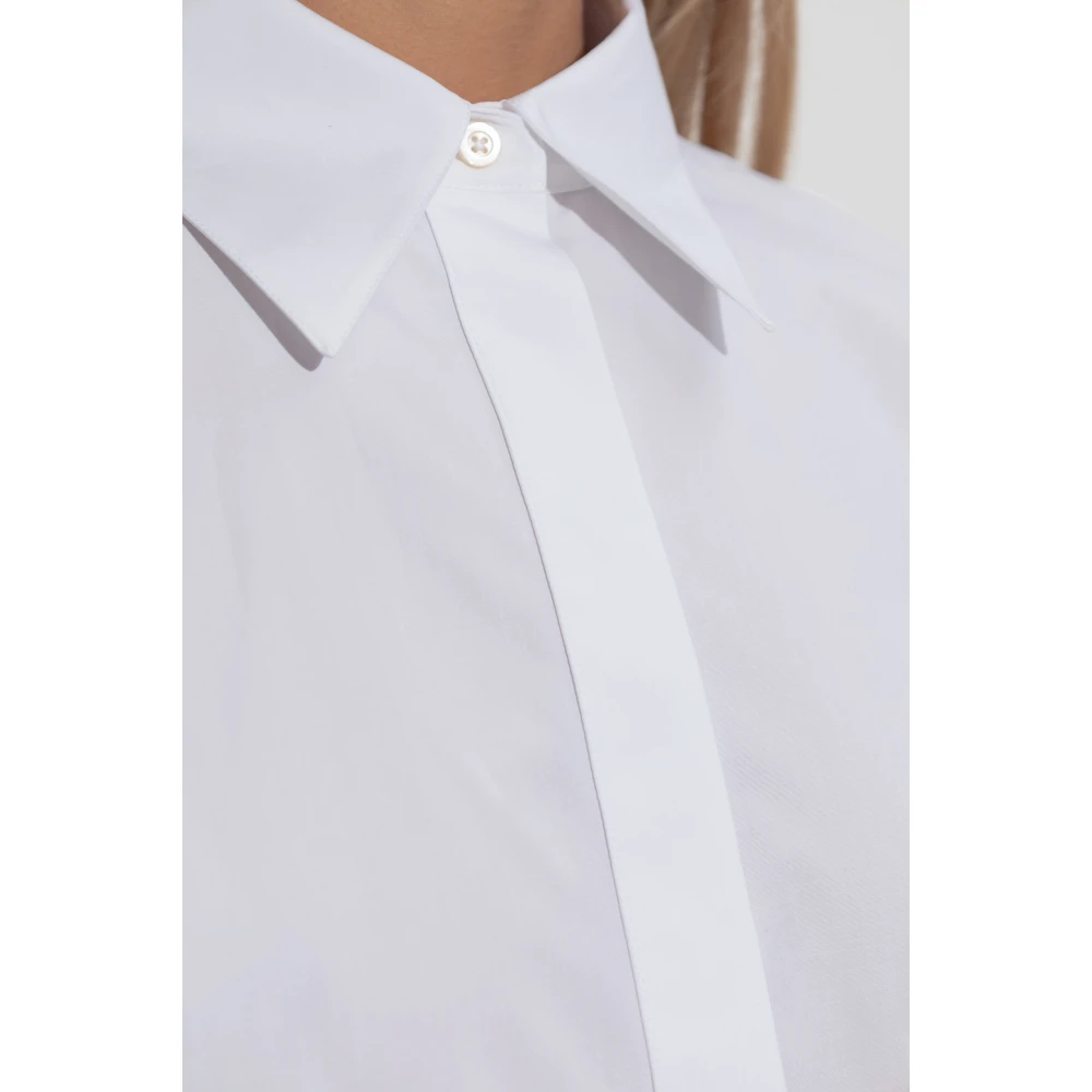Jil Sander Kortemouwenshirt White Dames