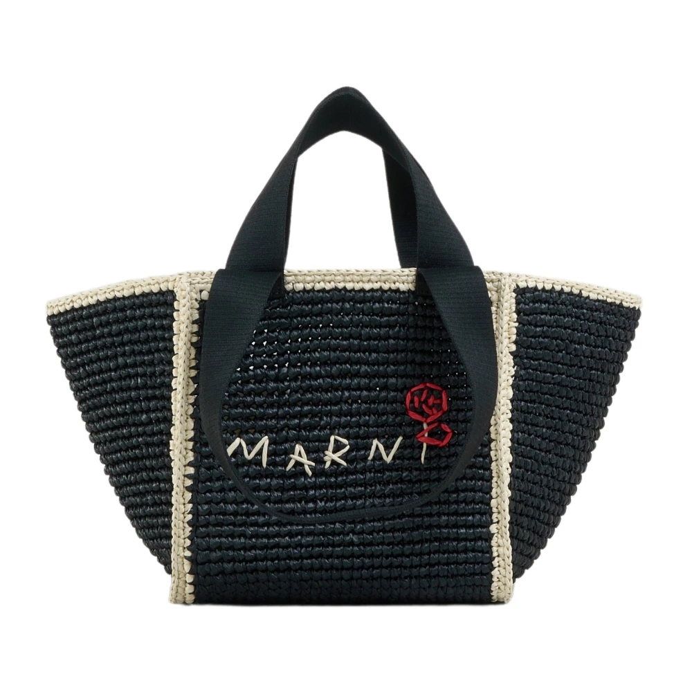 Marni Macramillo small shopper Black Dames