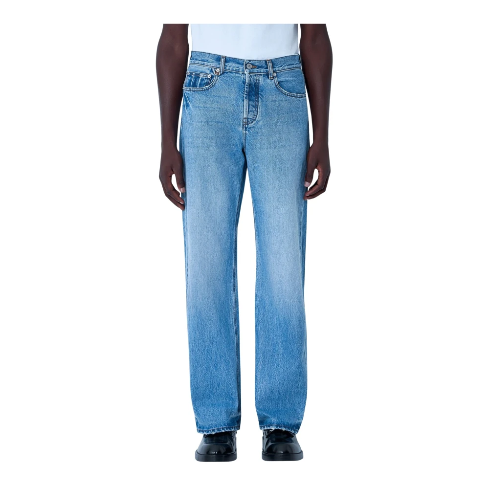 Jacquemus Blue Le De-Nîmes Droit Jeans - Male - Straight Fit Jeans - W30 - Jeans