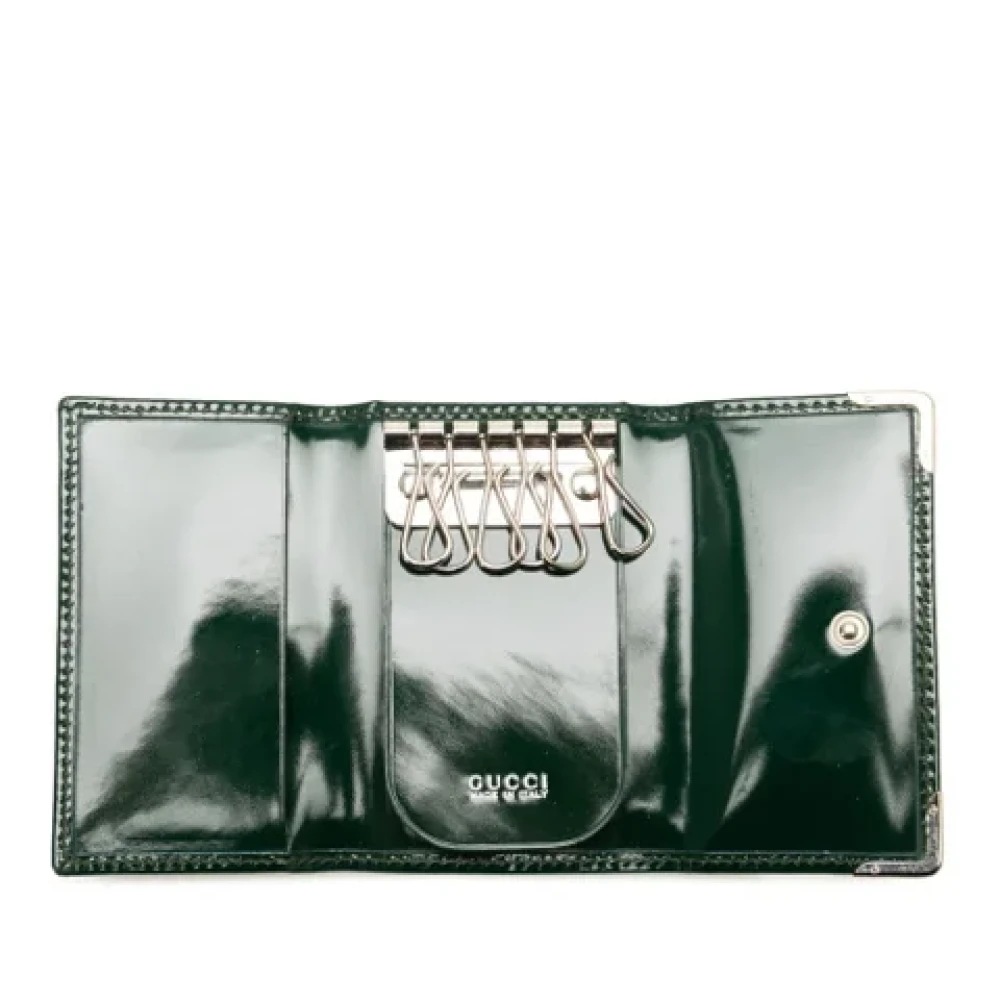 Gucci Vintage Pre-owned Leather key-holders Green Dames