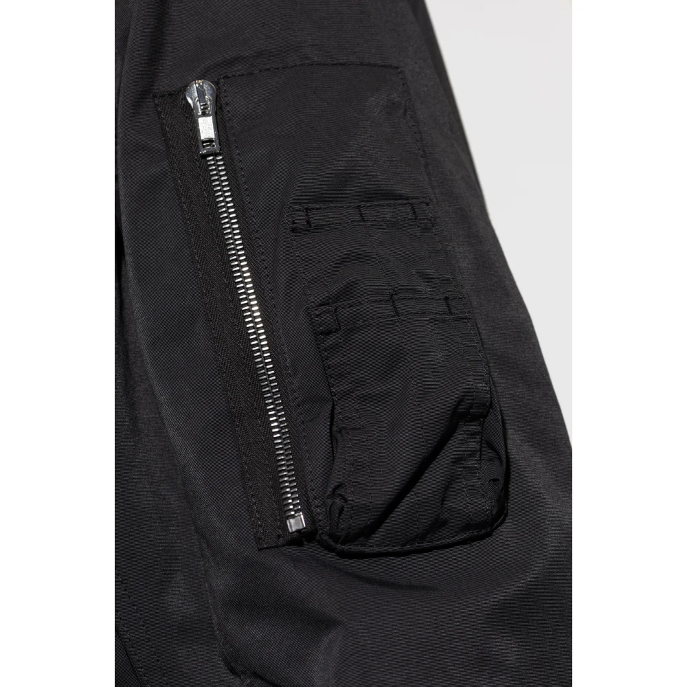 Rick Owens Jacket Classic Flight Black Heren