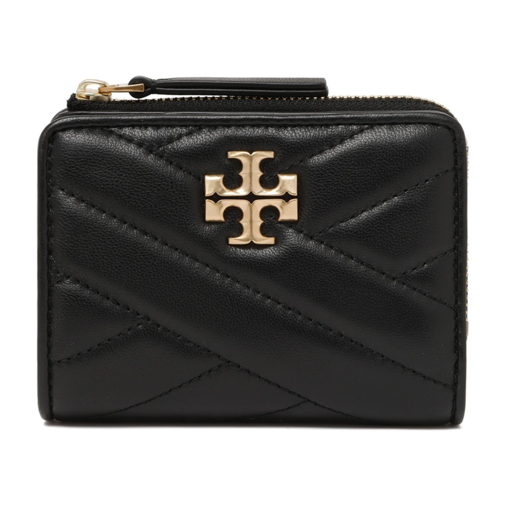 Tory Burch Women's Black Kira Chevron Bi-Fold Wallet