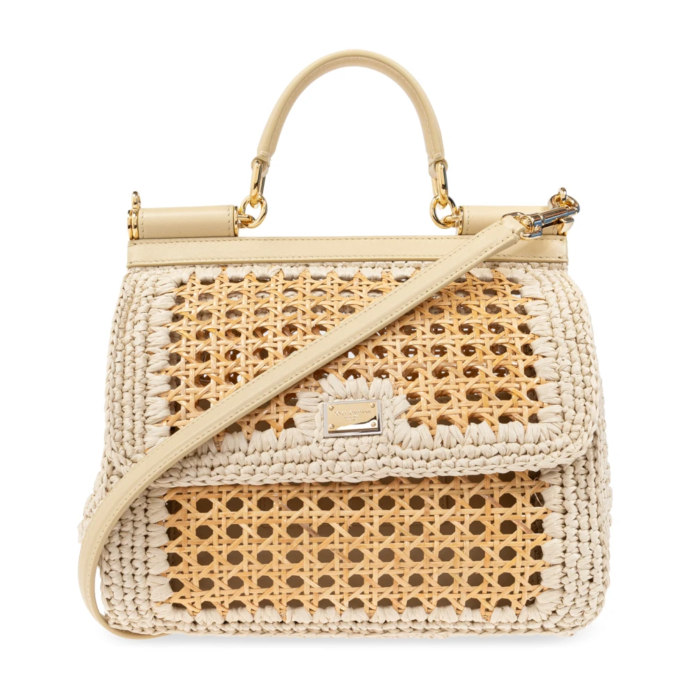 Dolce & Gabbana Axelväska Sicily Beige, Dam