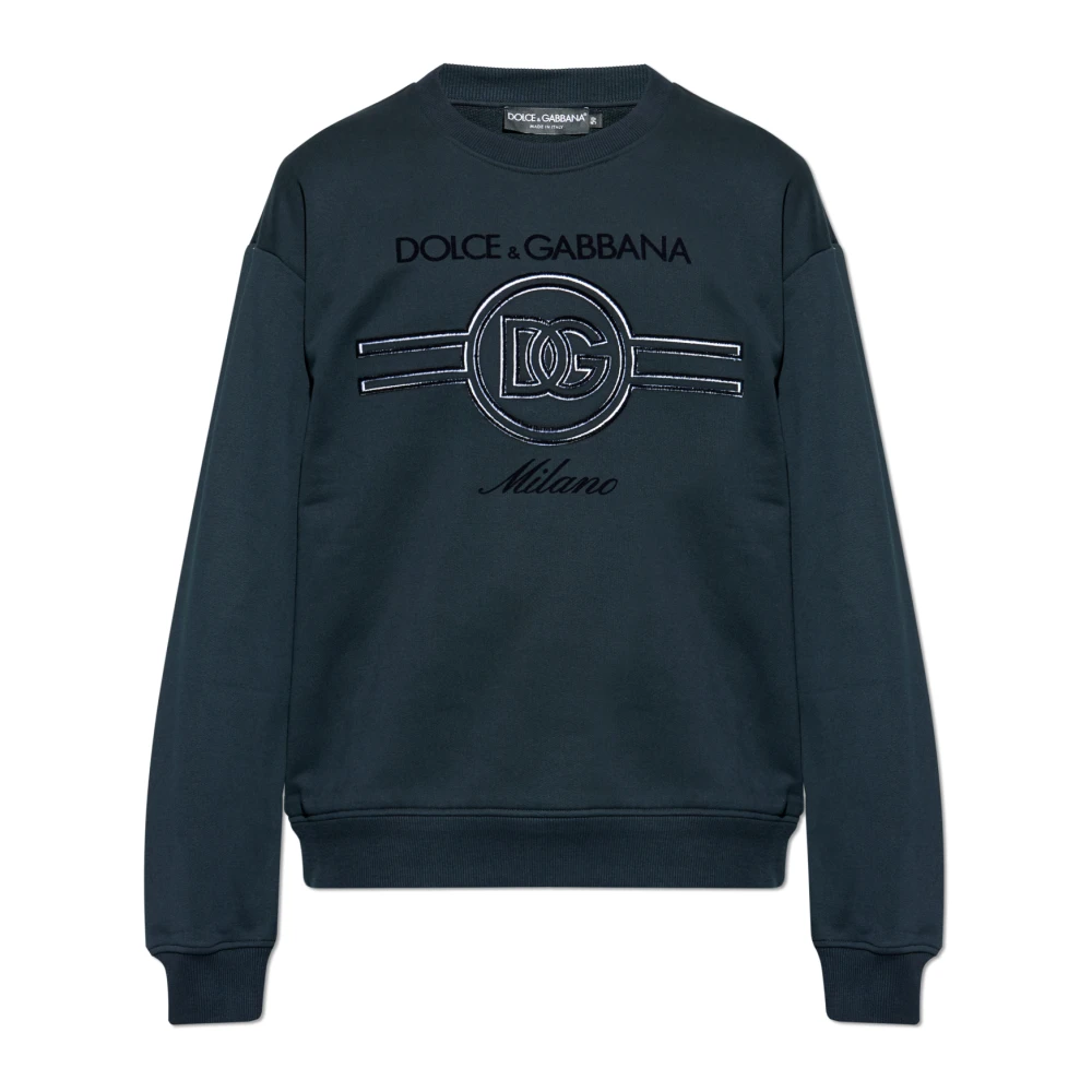 Dolce & Gabbana Uomo Blu Felpe, M, New,