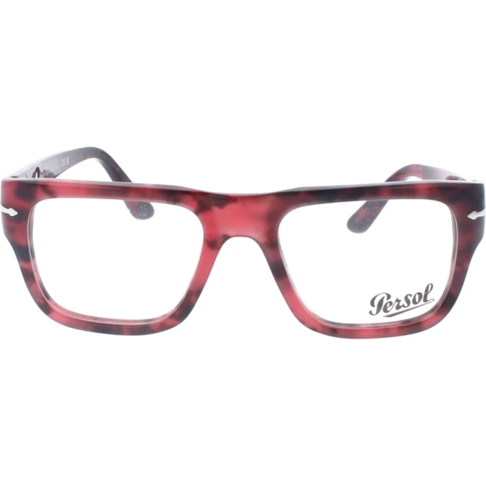 Persol Corrigerende Bril met 3 Jaar Garantie Red Unisex
