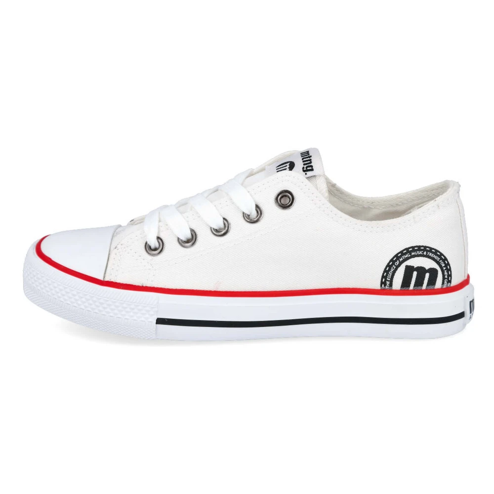 Mtng Canvas Shoes for Kids White, Flicka