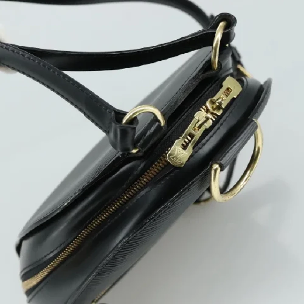 Louis Vuitton Vintage Pre-owned Leather backpacks Black Dames