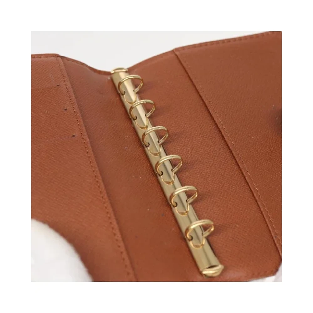 Louis Vuitton Vintage Pre-owned Leather home-office Brown Dames