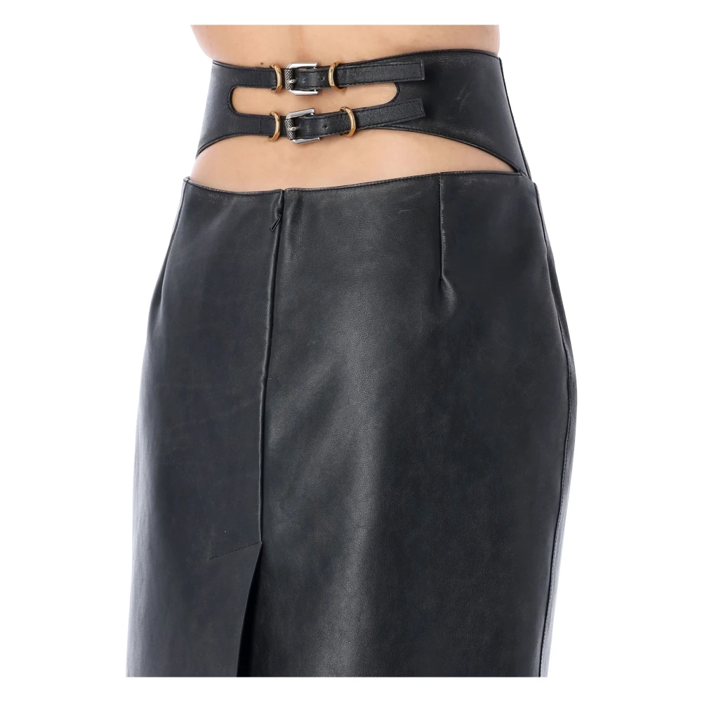 Givenchy High Waist Rok Ss23 Black Dames