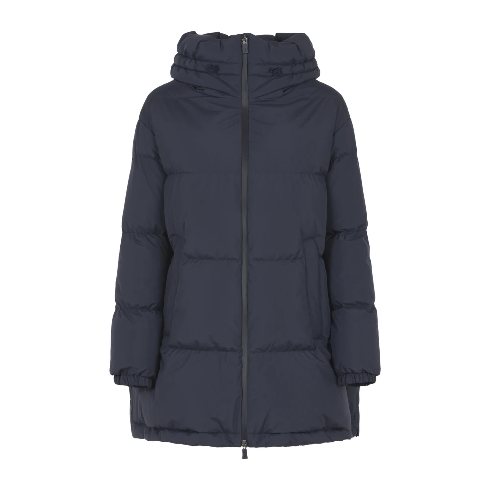 Herno Blauwe Winterjassen Blue Dames