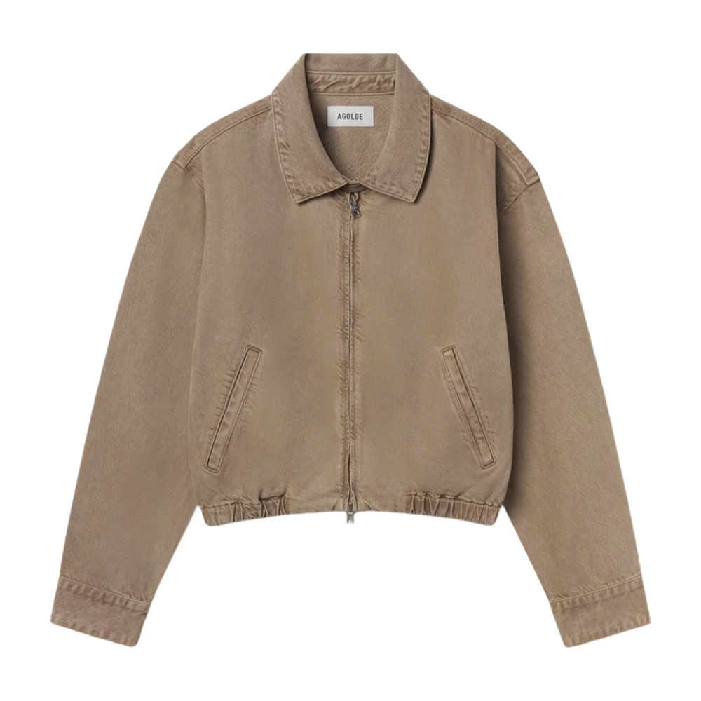 Agolde Donna Marrone Giacche, S, New,