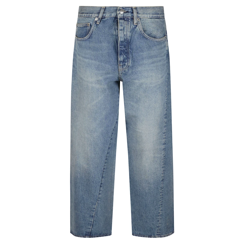 Sunflower Men's Blue Wide Twist Jeans - Straight Fit Jeans - W31 - Jeans