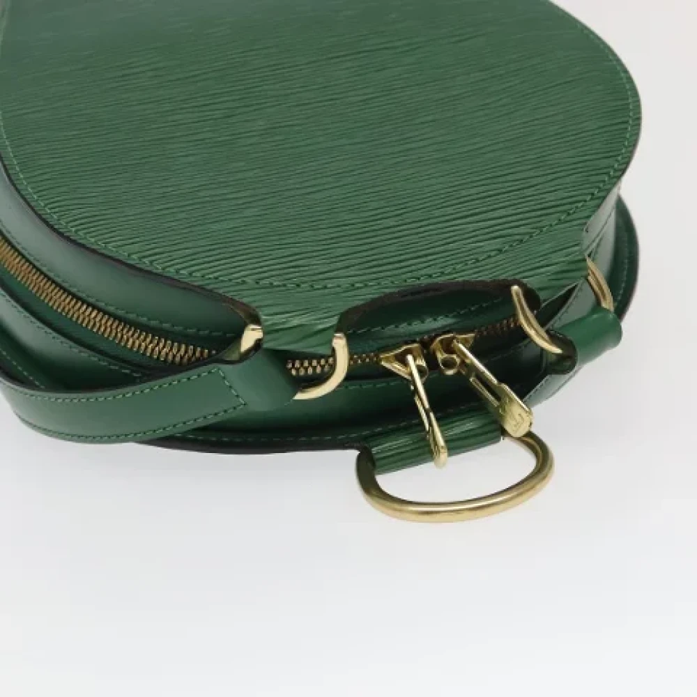Louis Vuitton Vintage Pre-owned Leather backpacks Green Dames