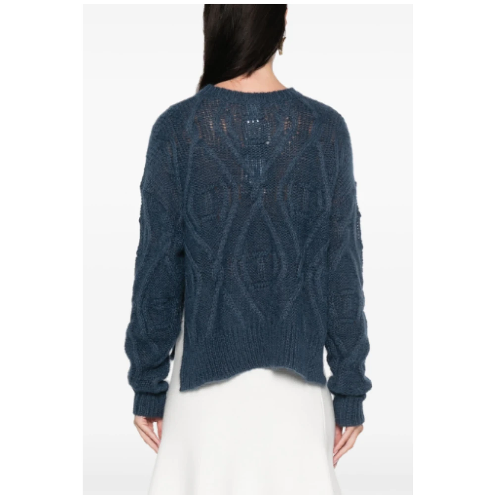 Twinset Stijlvolle Sweater Set Blue Dames