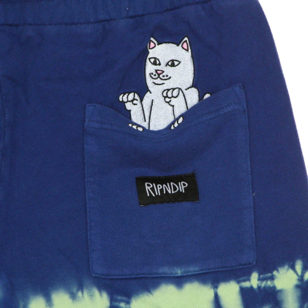 Ripndip Navy Green Heren Trainingsbroek Shorts Blue Heren