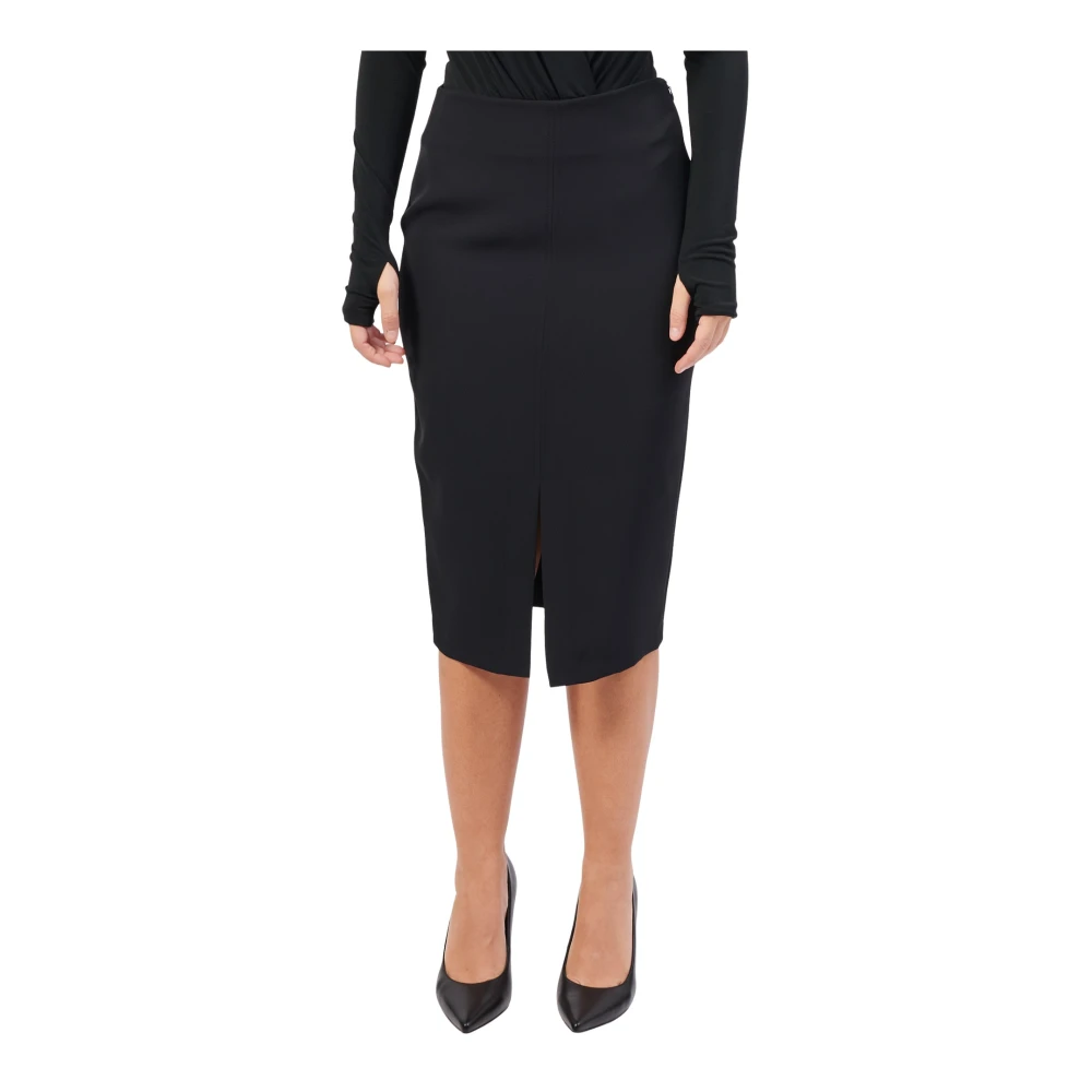 Jijil Zwarte Milano model met split Black Dames