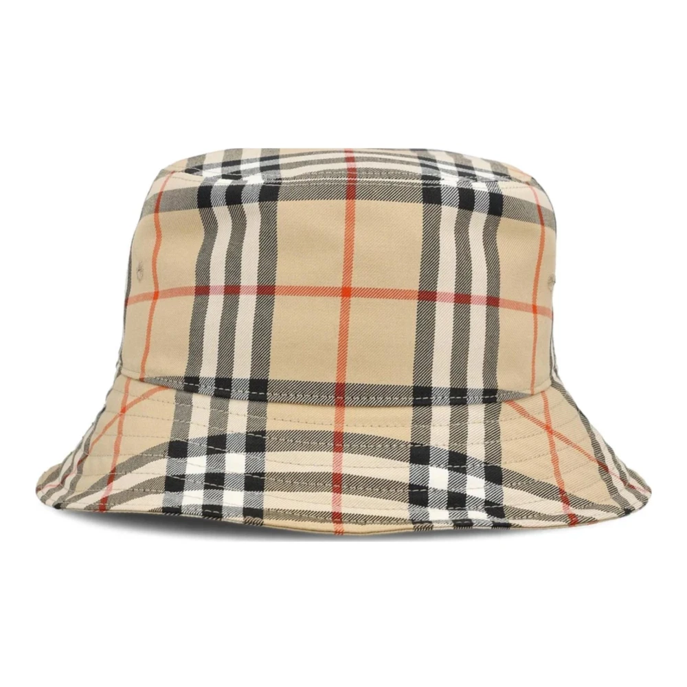 Burberry Men's Beige Accessories, M, Cotton Fisherman Hat