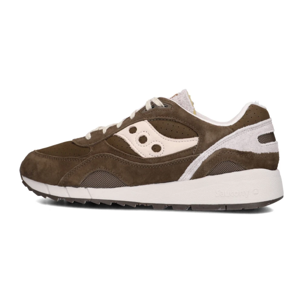 Saucony Men's Brown Shadow 6000 Trainers - Sneakers - 11 Uk - Shoes