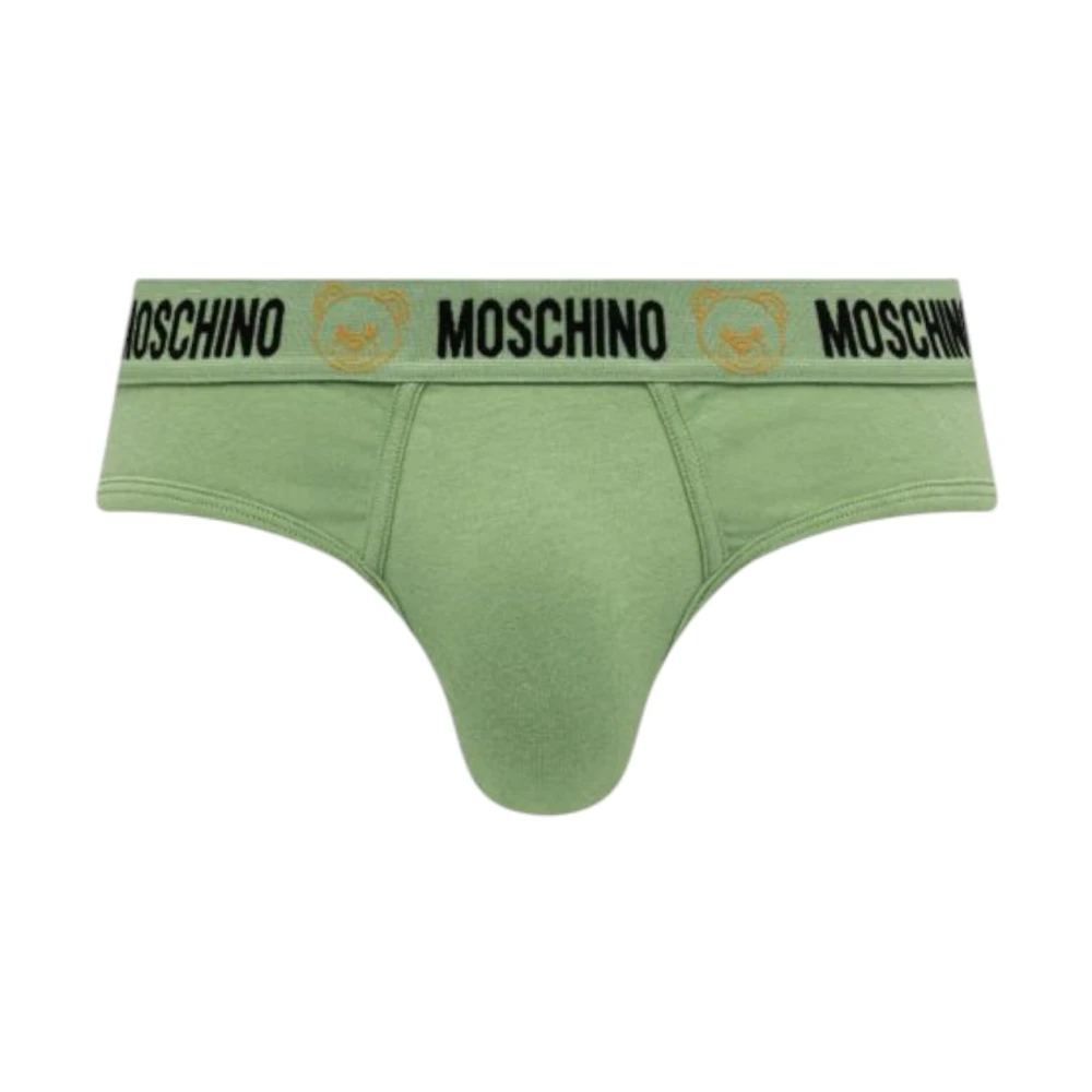 Moschino Zijden Slip Set Black Heren