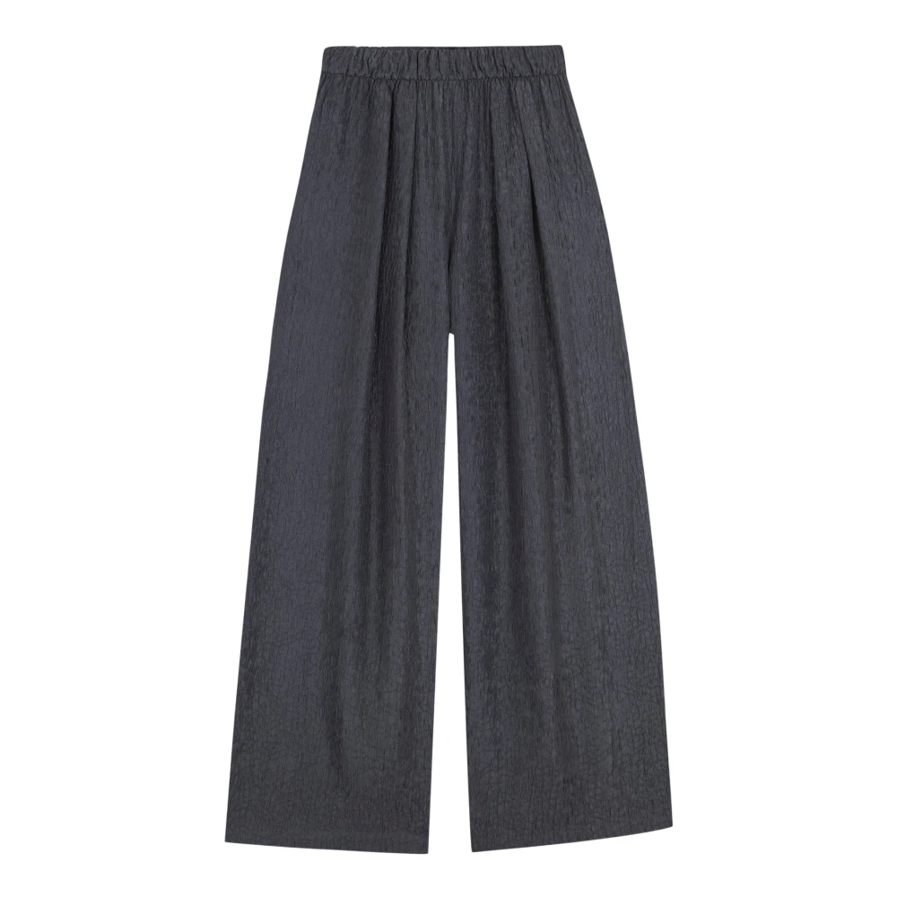 Cortana Blue Wide Trousers - Female - Wide Trousers - S - Trousers