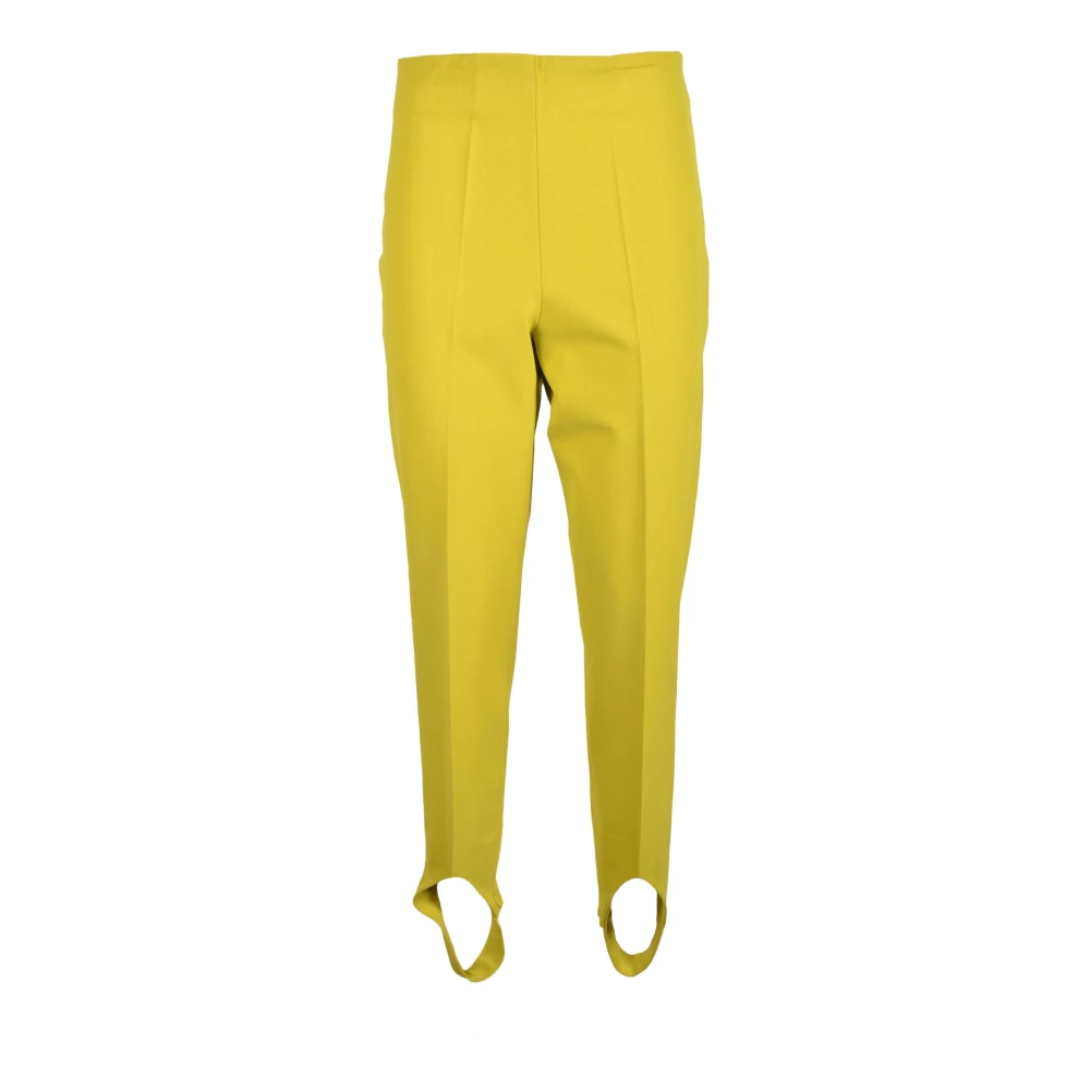 Erika Cavallini Elegante Stretchbroek Green Dames