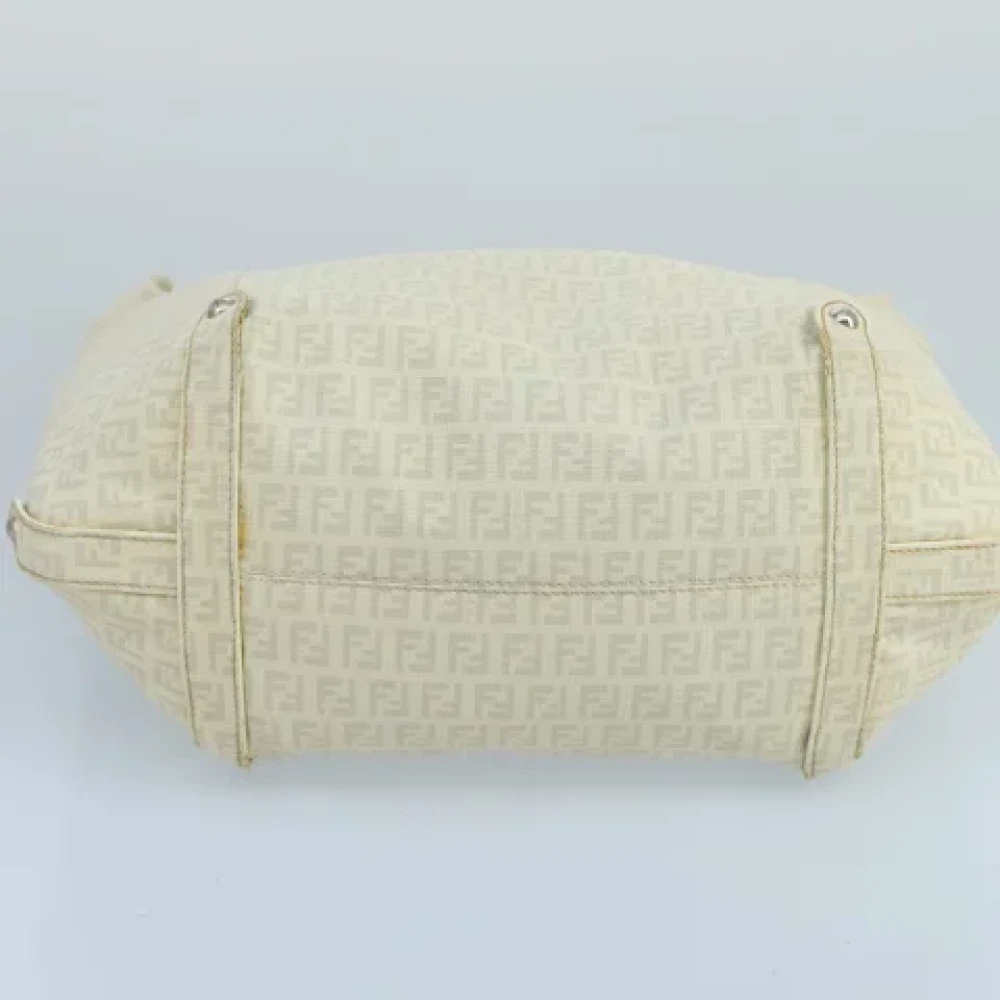 Fendi Vintage Pre-owned Canvas fendi-bags Beige Dames