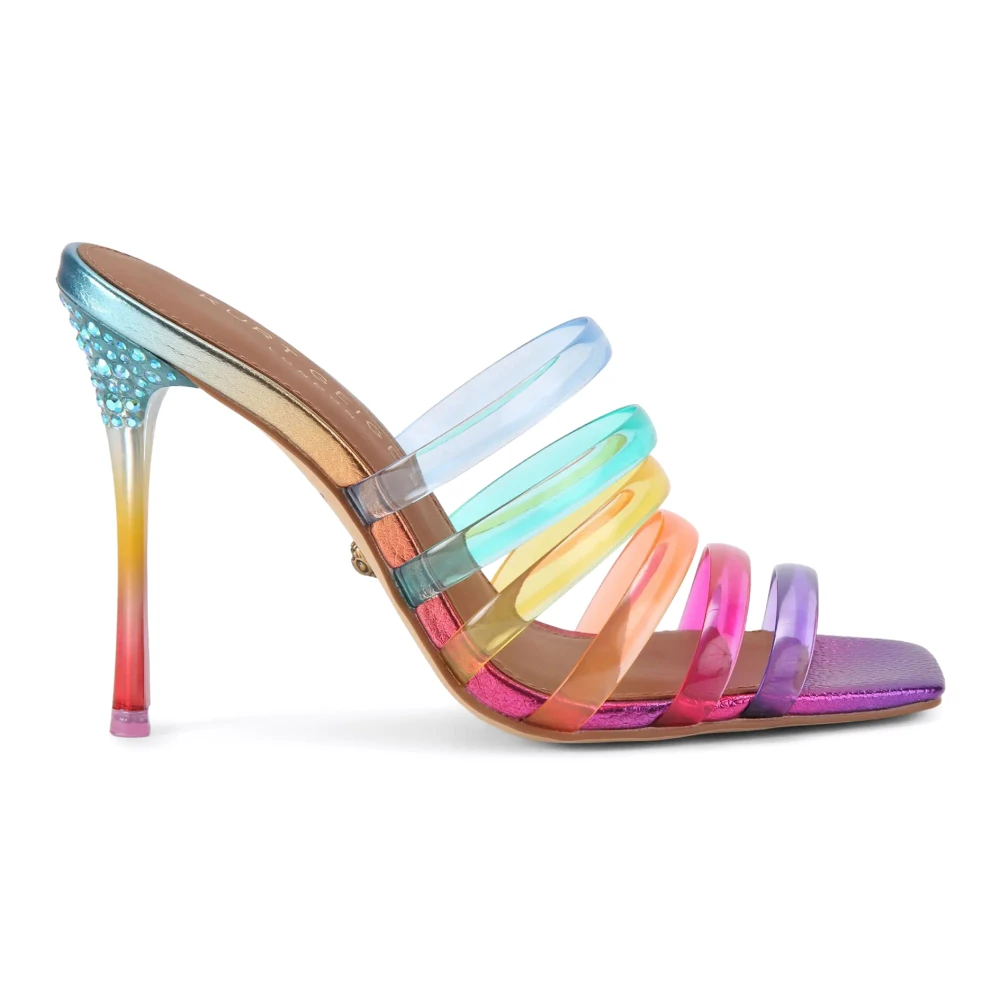 Kurt Geiger Women's Multicolor Heeled Mules, 7 Uk, Maddison Strappy Sandal