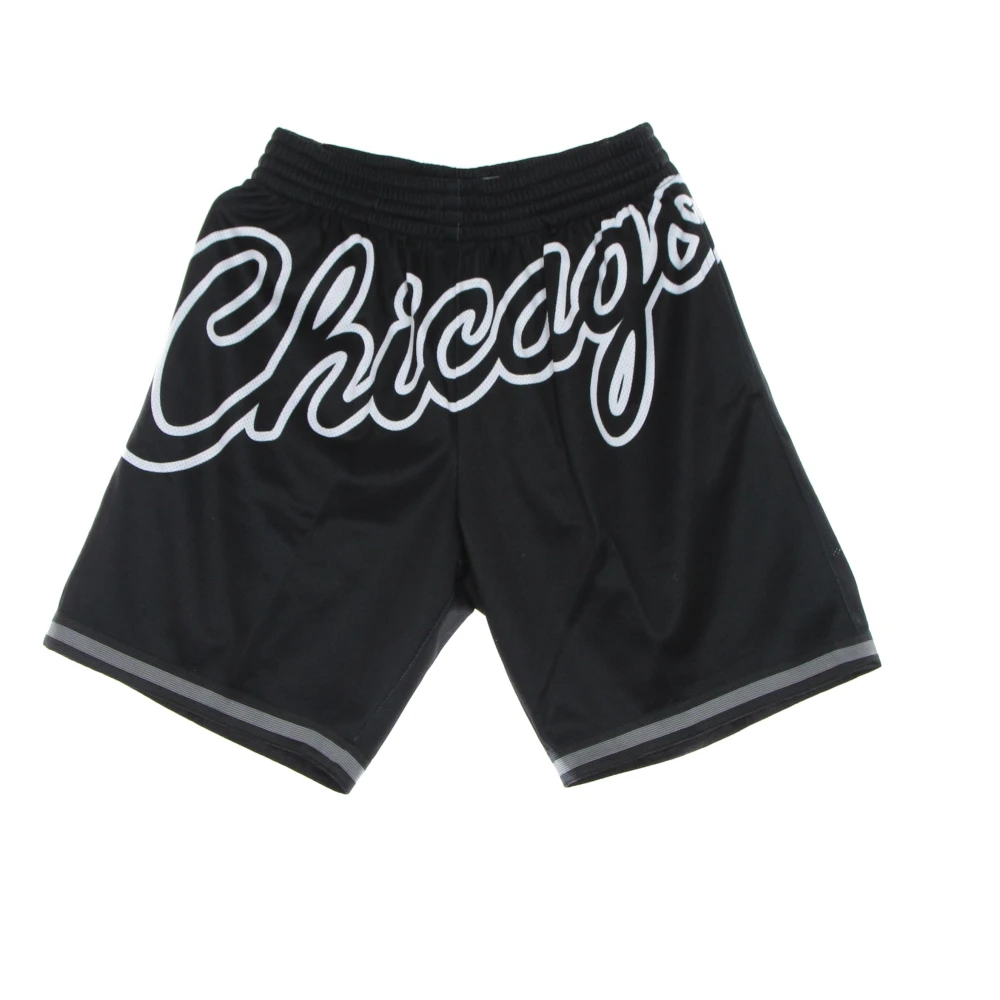 Mitchell & Ness NBA Big Face Basketball Shorts Black, Herr