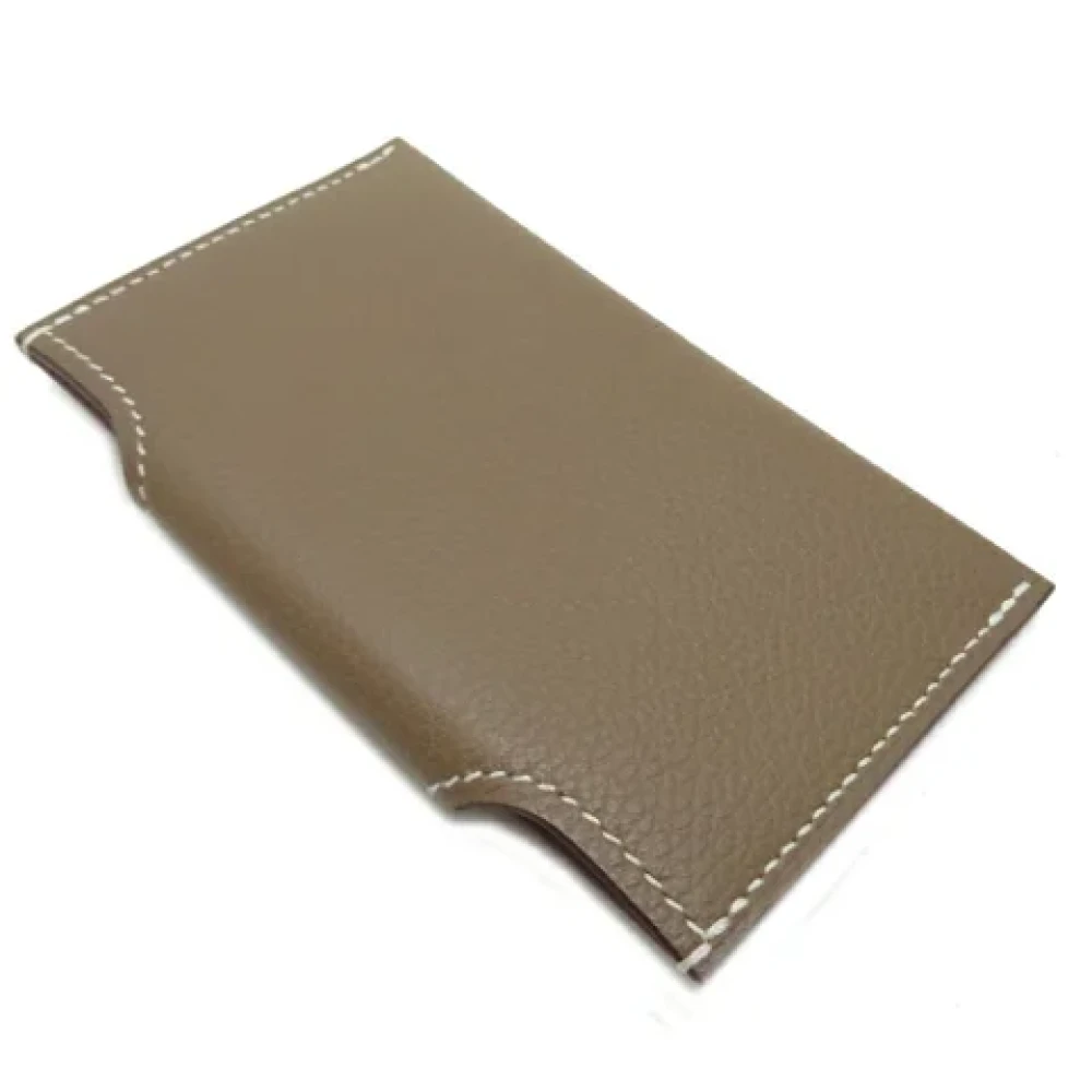 Hermès Vintage Pre-owned Canvas home-office Gray Dames