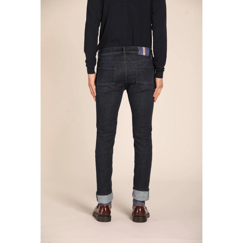 Mason's Slim-fit Denim Broek voor Mannen Blue Heren