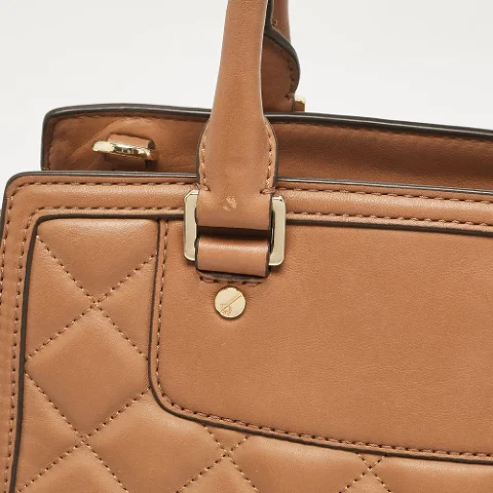 Michael Kors Pre-owned Leather totes Brown Dames