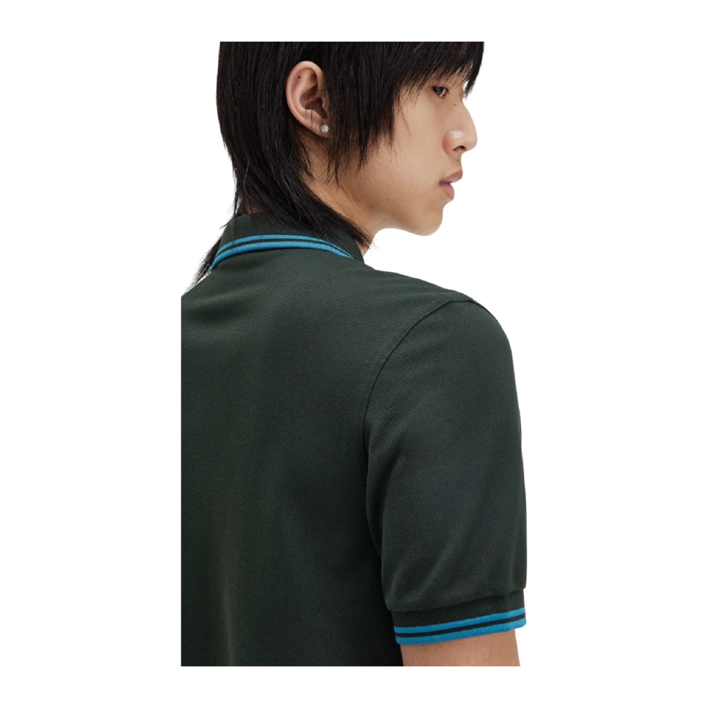 Fred Perry Groene Polo Herfst Winter Collectie Green Heren