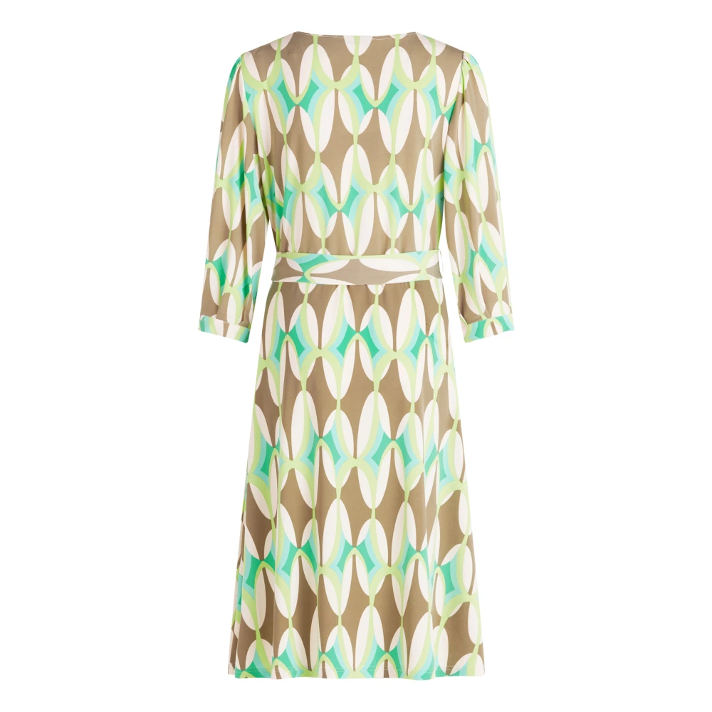 Betty Barclay Jersey Jurk met Grafische Print Multicolor Dames