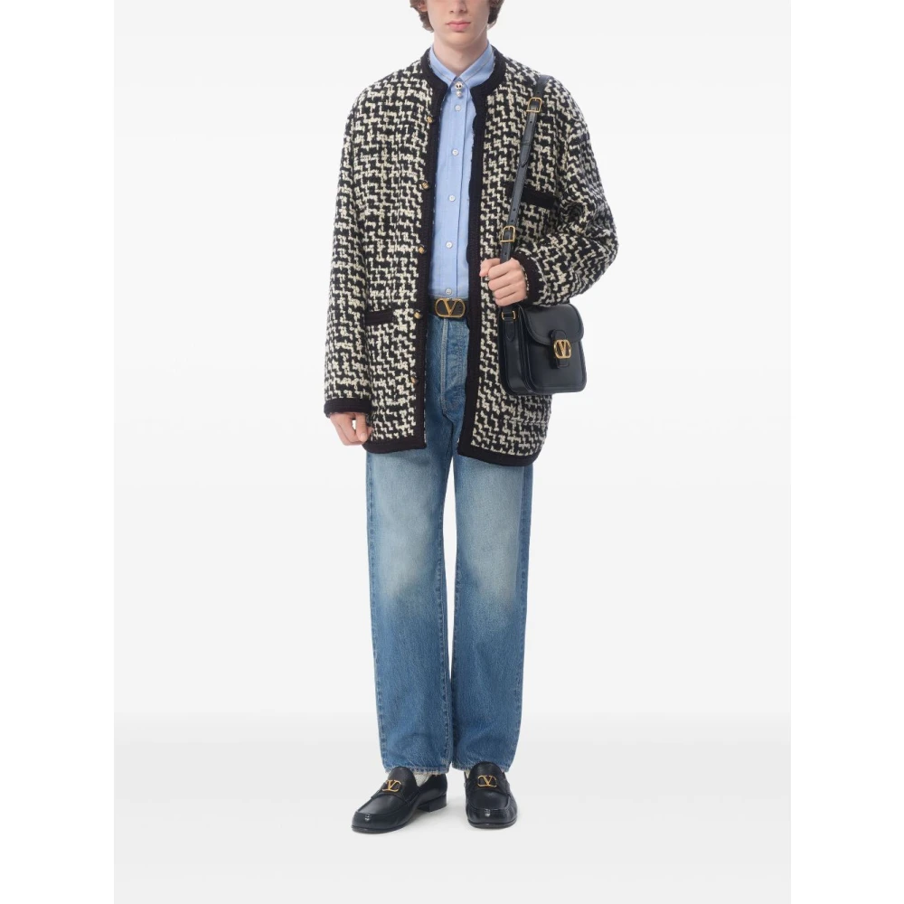 Valentino Garavani Zwarte tassen met 9to5 V-logo Black Heren
