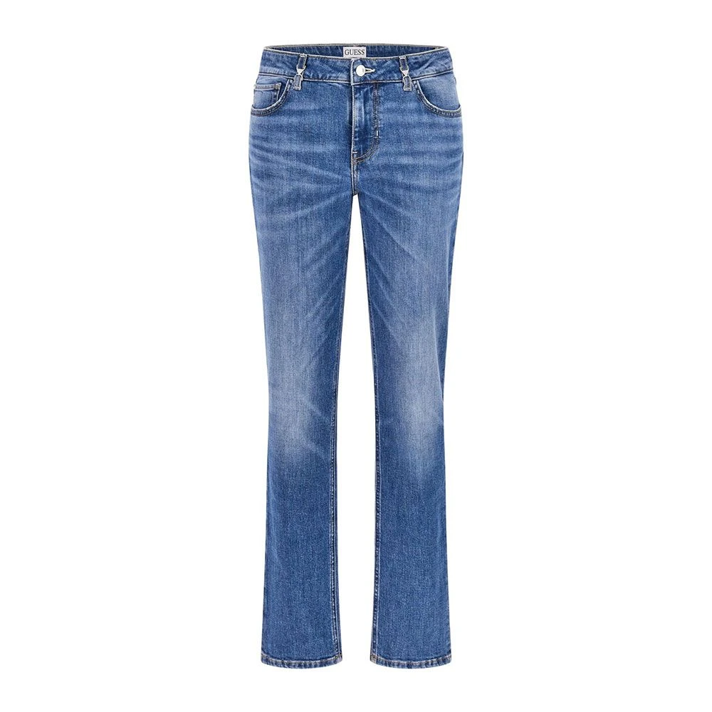 Guess Brooklyn Jeans Blauw Dames Straight Fit Blue Dames