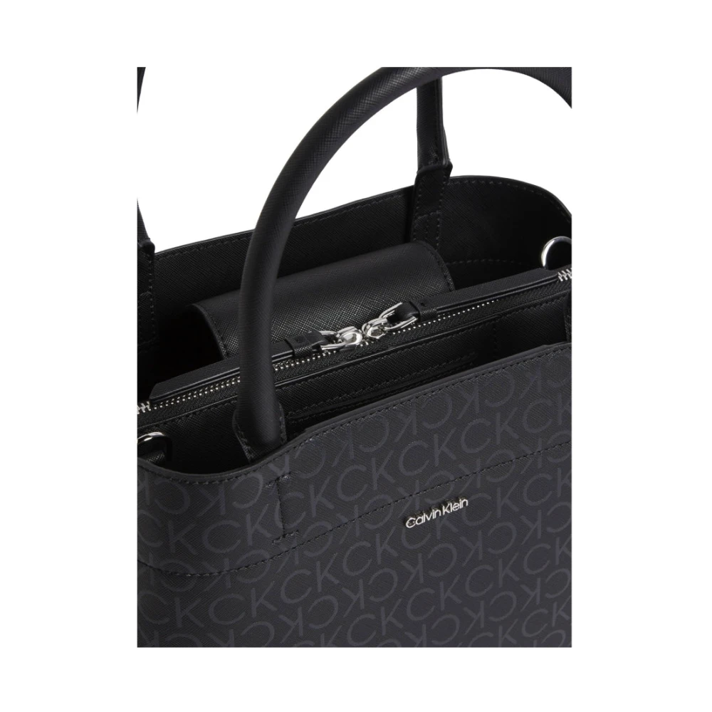 Calvin Klein Zwarte Tote Tas voor Vrouwen Black Dames