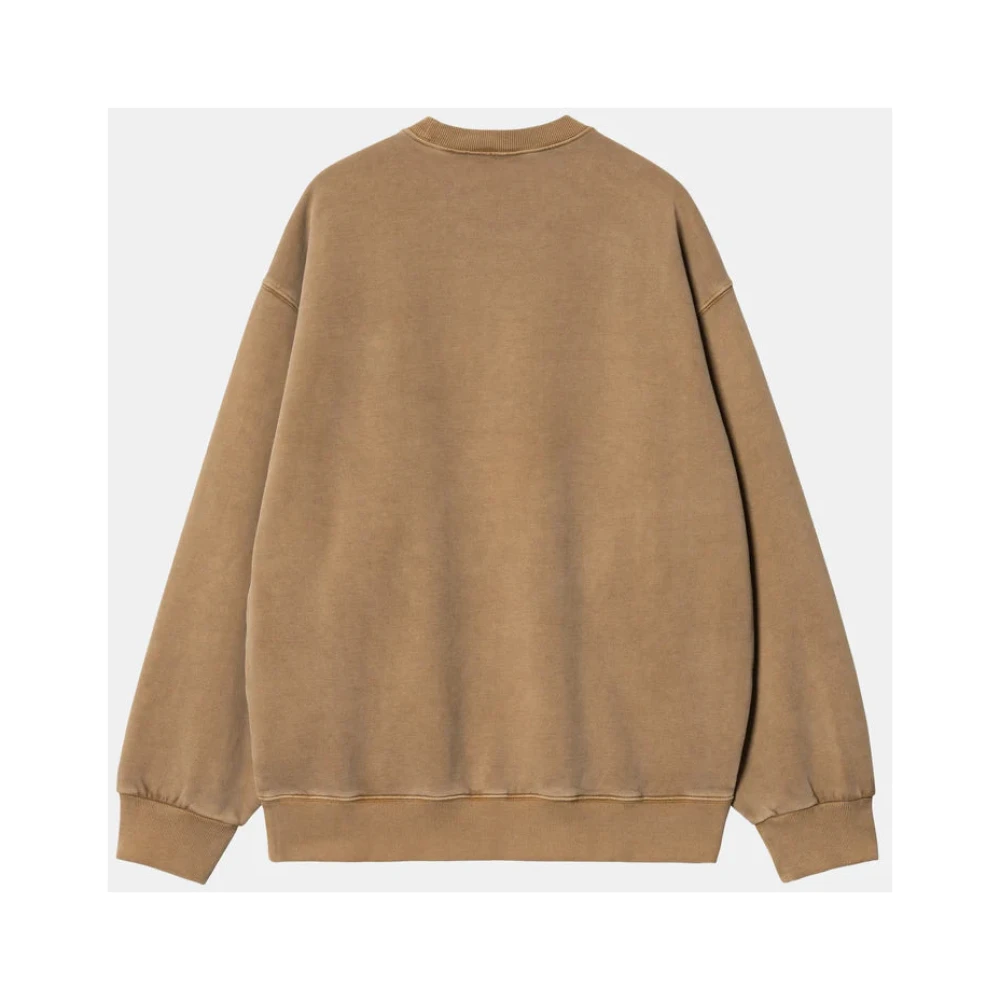 Carhartt WIP Vista Sweatshirt Zwaar Geborsteld Katoenen Jersey Beige Heren