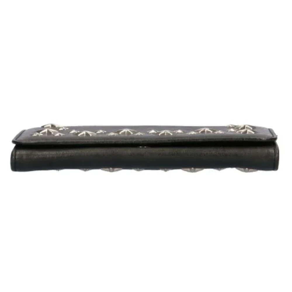 Jimmy Choo Pre-owned Fabric wallets Black Dames