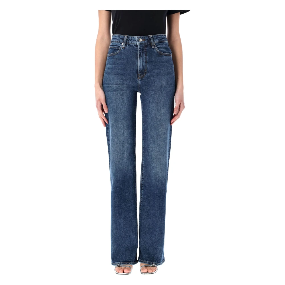 Frame Rival Blue Bootcut Jeans Blue Dames